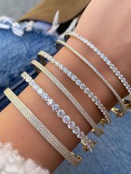 Double Row Pavé Bangle