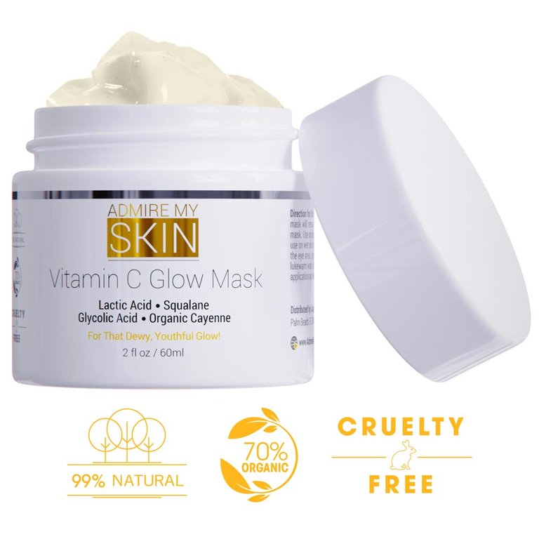 Vitamin C Facial Mask, Correct and Brighten Uneven Skin Tone