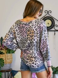 Leopard Print Tunic Top