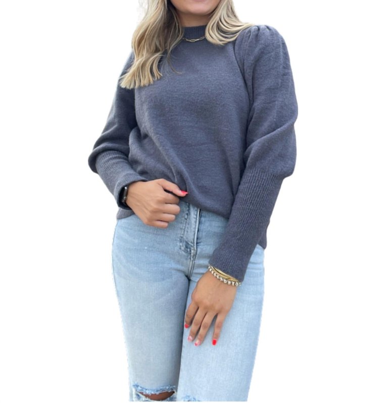 Luxe Soft Sweater - Charcoal