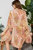Open Front Leopard Print Kimono