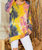 Tie Dye Cold Shoulder Tunic - Water Color