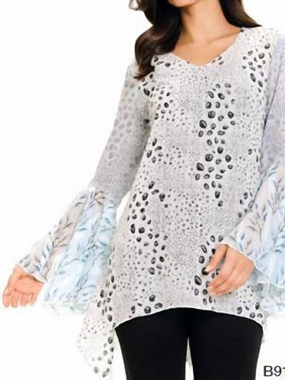 Adore Chiffon Top With Bell Sleeves product