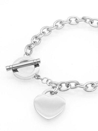 Adore Heart Shaped Lady Charm Bracelet - 925 Silver product