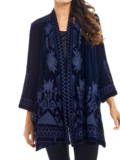 Adore Velvet Embroidered Cardigan product