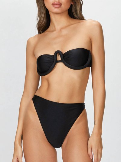 Adriana Degreas Solid High-Leg Strapless Bikini Set product
