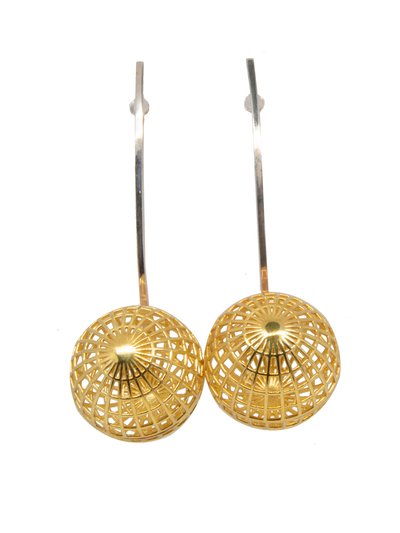 Aelia Selection Kinesis Movement Earrings - Gold Plated product