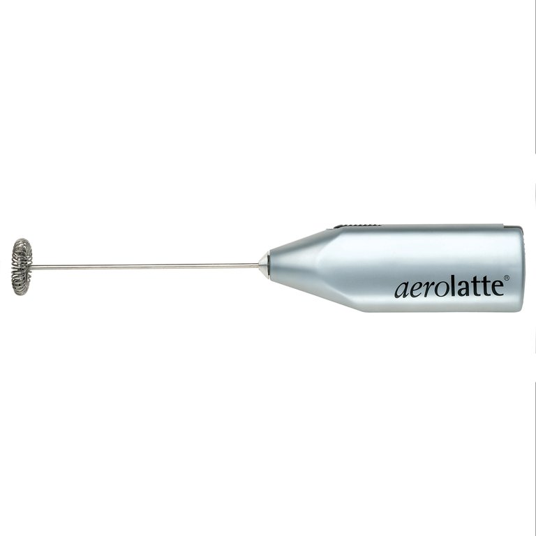 Satin Finish Milk Frother - Silver