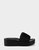 Dada Wedge-Heel Sandal - Black