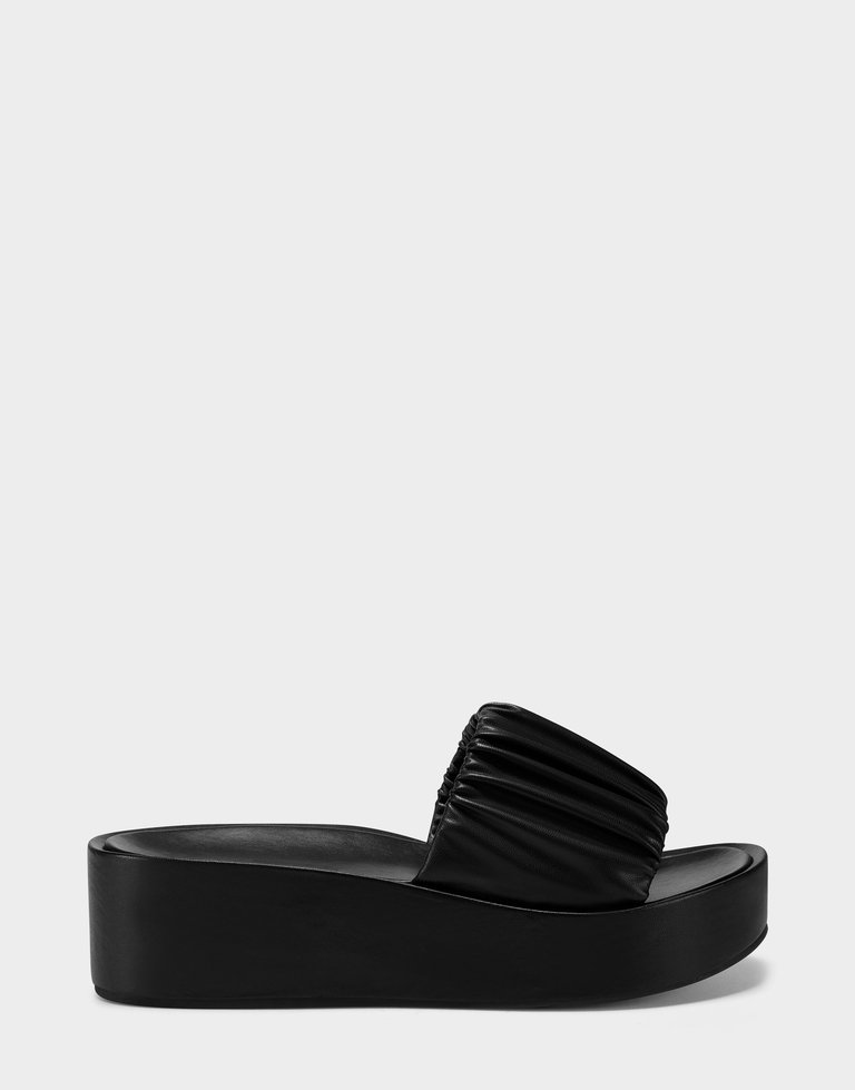 Dada Wedge-Heel Sandal - Black