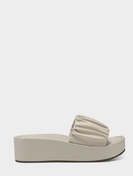 Dada Wedge-Heel Sandal - Off-White