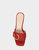 Evvie Sandal - Red Suede