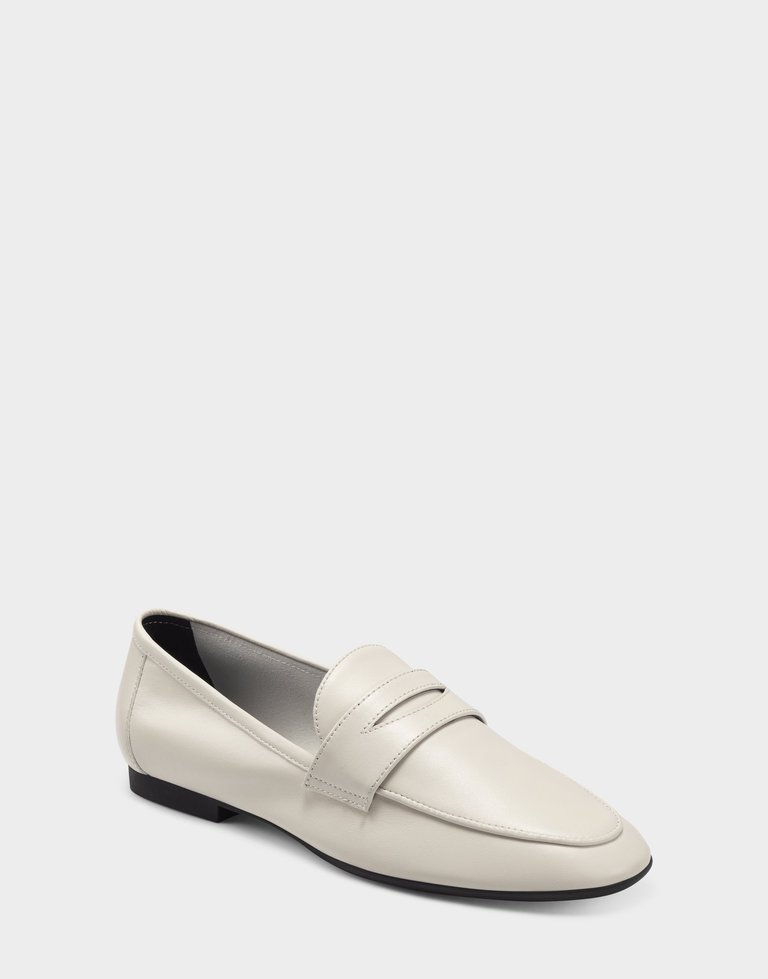 Hour Loafer - White Leather