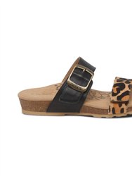 Daisy Adjustable Slide Sandal - Leopard - Leopard