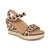 Sydney Quarter Strap Espadrille Wedge Sandal In Leopard