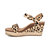 Sydney Quarter Strap Espadrille Wedge Sandal In Leopard