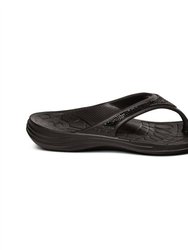 Women's Fiji Sparkle Slippers - Black
