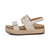 Women's Vania Arch Support Platform Sandal In Cream