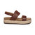 Women's Vania Arch Support Platform Sandal In Walnut - Walnut