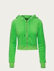 Bolton Terry Jacket Sweatshirt - Bright Green