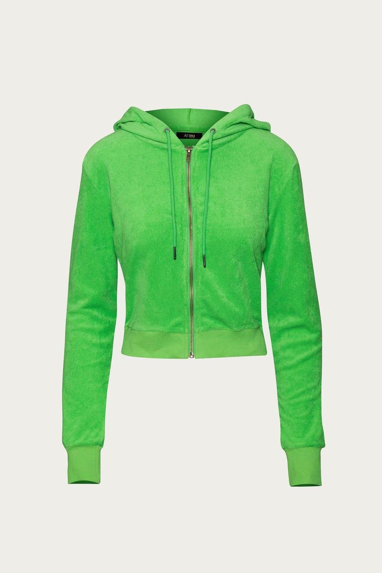 Bolton Terry Jacket Sweatshirt - Bright Green