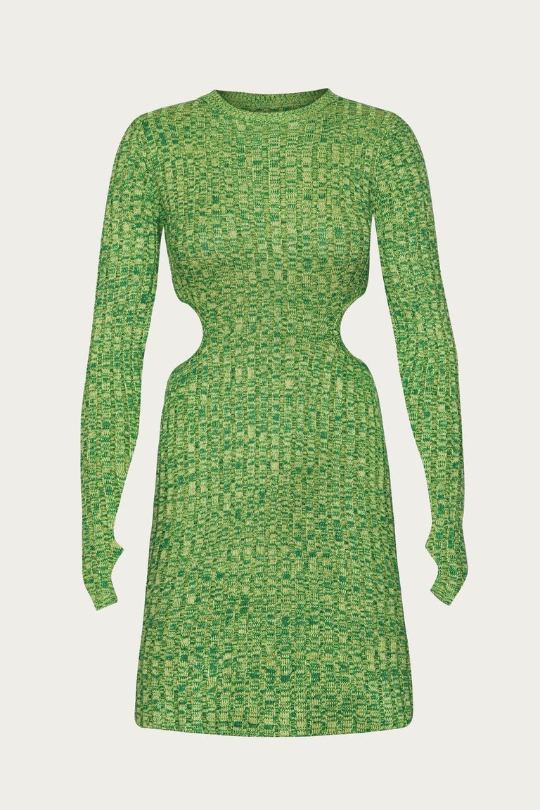 Dove Mini Dress - Marled Green