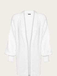 Fulton Sweater Jacket - Soft Blanc