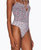 Rianne Cutout Stretch-Mesh Halterneck Bodysuit In Summer Multi Ditsy