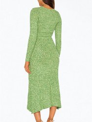 Skye Cutout Ribbed-Knit Midi Dress