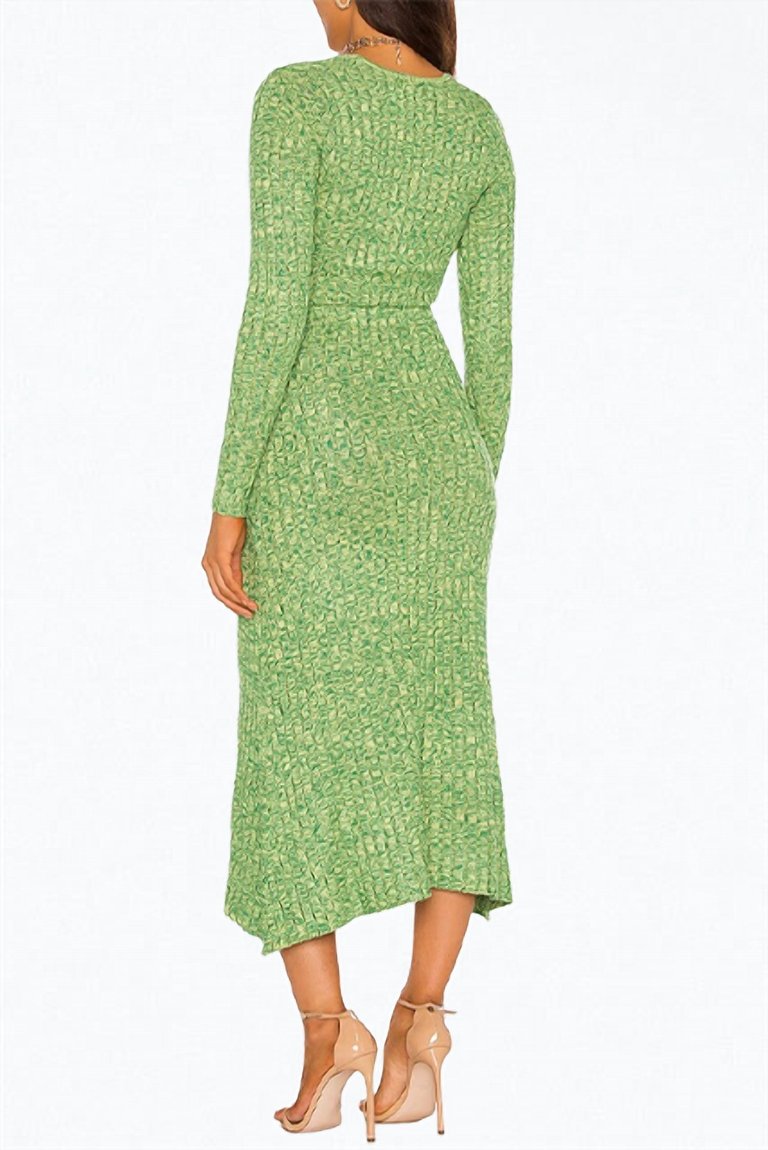 Skye Cutout Ribbed-Knit Midi Dress