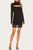 Tilda Mesh Mini Dress - Noir