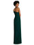 Asymmetrical Off-the-Shoulder Cuff Trumpet Gown With Front Slit - 6858