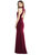 Bow-Neck Open-Back Trumpet Gown - 6827 