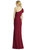 Bowed One-Shoulder Trumpet Gown - 6769 