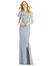 Bowed One-Shoulder Trumpet Gown - 6769  - Mist