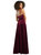 Cowl-Neck Velvet Maxi Dress With Pockets - 1541