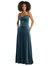 Cowl-Neck Velvet Maxi Dress With Pockets - 1541 - Dutch Blue