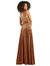 Cowl-Neck Velvet Maxi Dress With Pockets - 1541