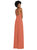 Faux Wrap Criss Cross Back Maxi Dress With Adjustable Straps - 1557 