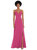 Faux Wrap Criss Cross Back Maxi Dress With Adjustable Straps - 1557  - Tea Rose