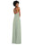 Faux Wrap Criss Cross Back Maxi Dress With Adjustable Straps - 1557 