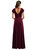 Flutter Sleeve Velvet Maxi Dress With Pockets - 1540