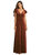 Flutter Sleeve Velvet Maxi Dress With Pockets - 1540 - Auburn Moon