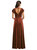 Flutter Sleeve Velvet Maxi Dress With Pockets - 1540