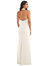 Halter Tuxedo Maxi Dress With Front Slit - 6842