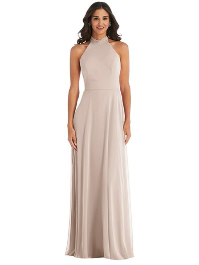 After Six High Neck Halter Backless Maxi Dress - 1545 product