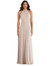 High Neck Halter Backless Maxi Dress - 1545 - Cameo