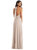 High Neck Halter Backless Maxi Dress - 1545