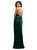 Plunge Halter Open-Back Maxi Bias Dress With Low Tie Back - 6885