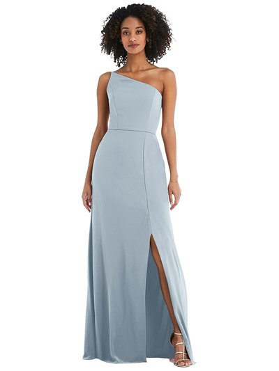 After Six Skinny One-Shoulder Trumpet Gown with Front Slit - 1544 product